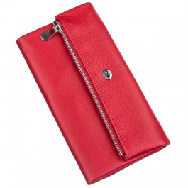 ST Leather Женский кожаный кошелек  20091 кожаный красный