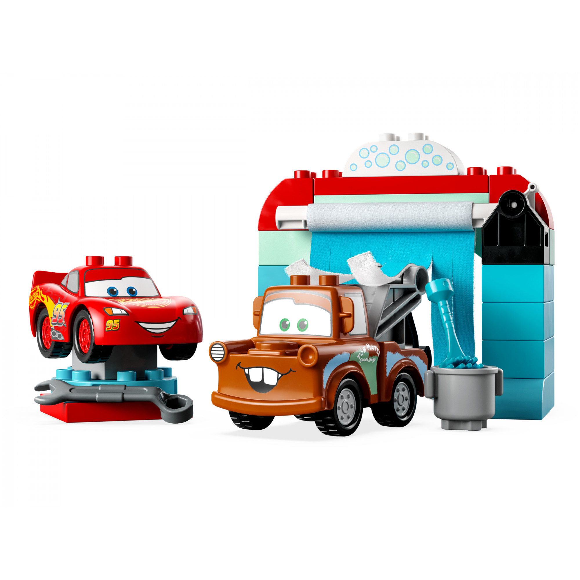 LEGO DUPLO Disney TM Розваги Блискавки МакКвіна й Сирника на автомийці (10996) - зображення 1