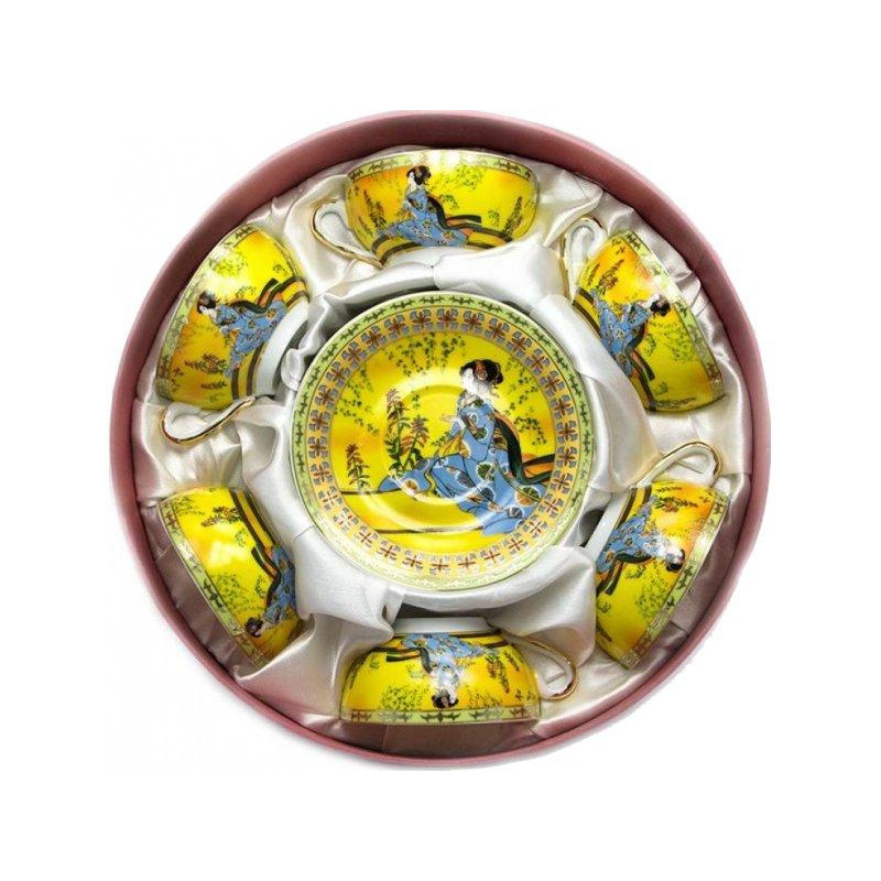Arjuna Сервіз круглий порцеляна  6CCS141-4 Жовтий (20590) - зображення 1
