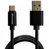 Grand-X USB - Type C, Cu, 2.1A, Black, 1m (MC-01B) - зображення 1