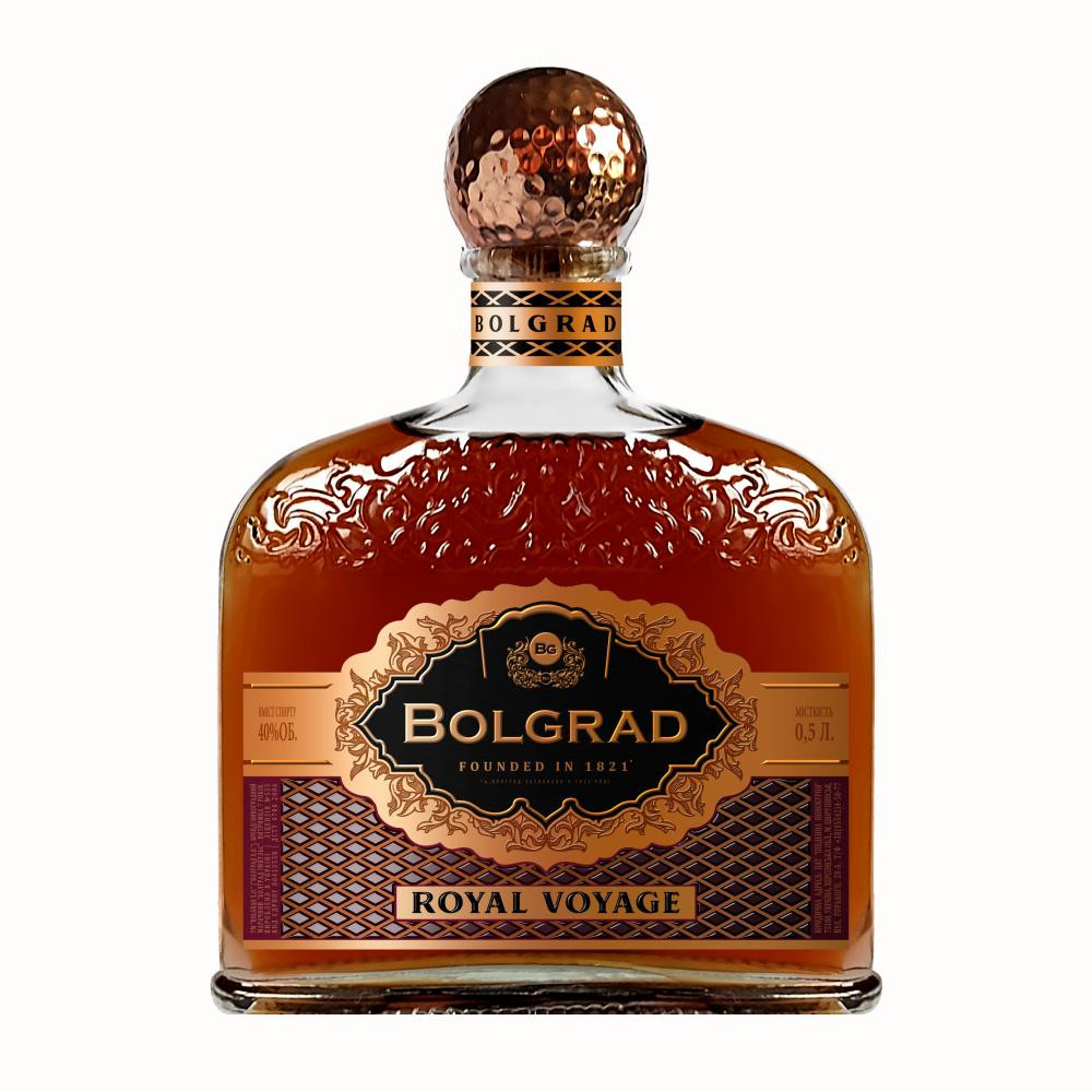 Bolgrad Коньяк ТМ  Royal Voyage 0,5 л 40% (4820197561094) - зображення 1