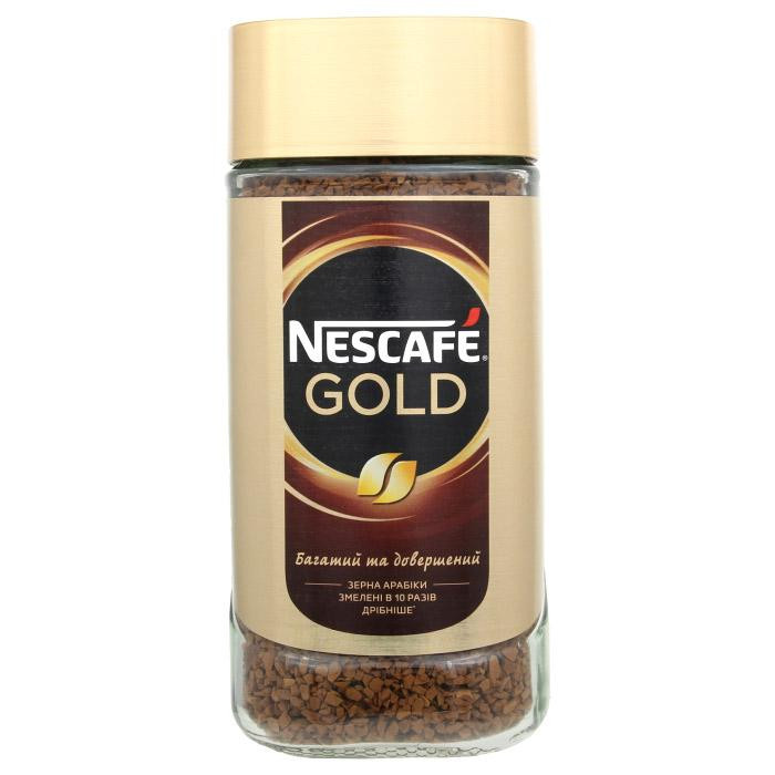 Nescafe Gold растворимый стеклянная банка 190г (7613036749466) - зображення 1