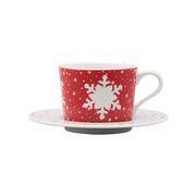 Spal Чашка для чая с блюдцем Jingle Bells 240мл 19004801171 - зображення 1