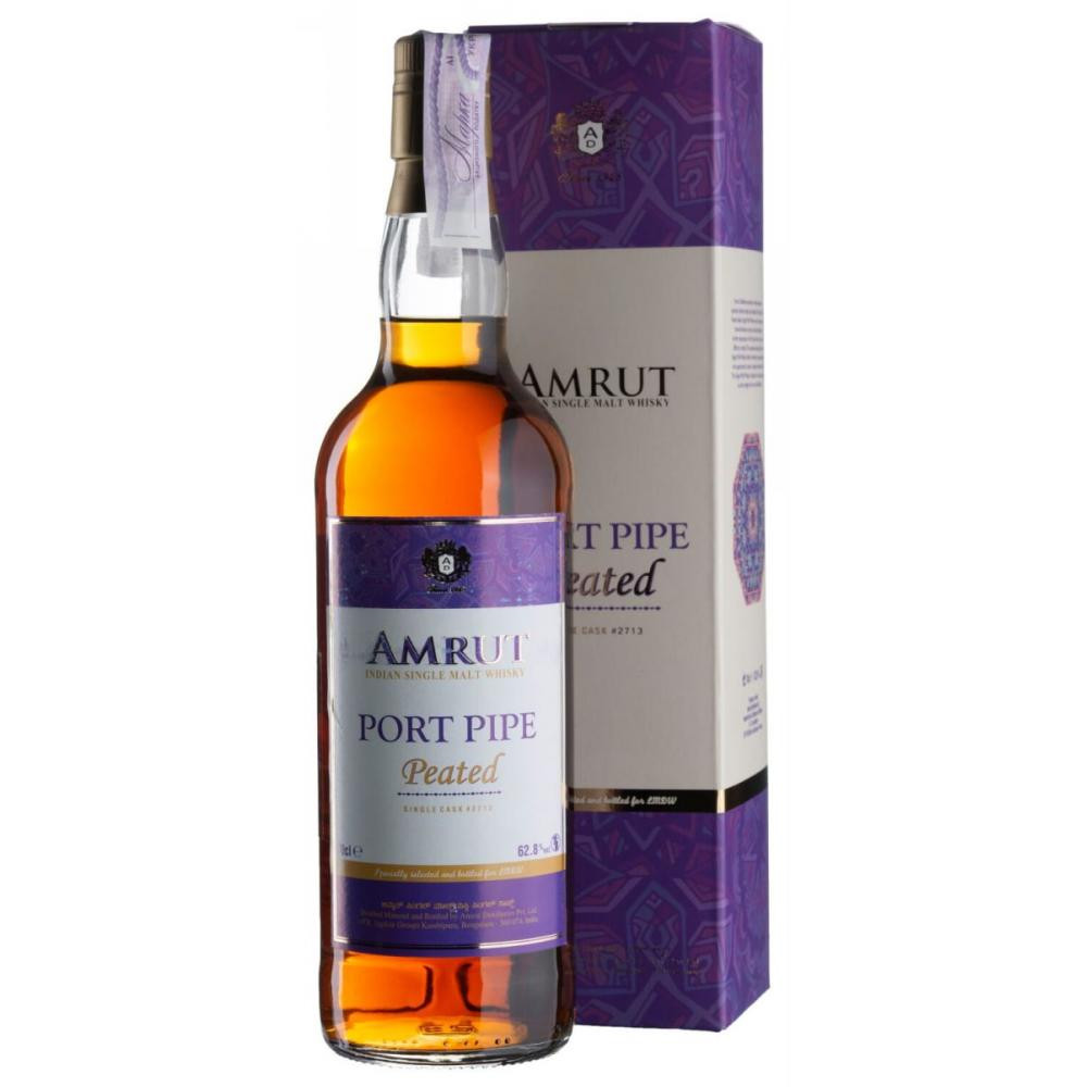 Amrut Віскі  Port Pipe Peated 0,7 л (8901193502932) - зображення 1