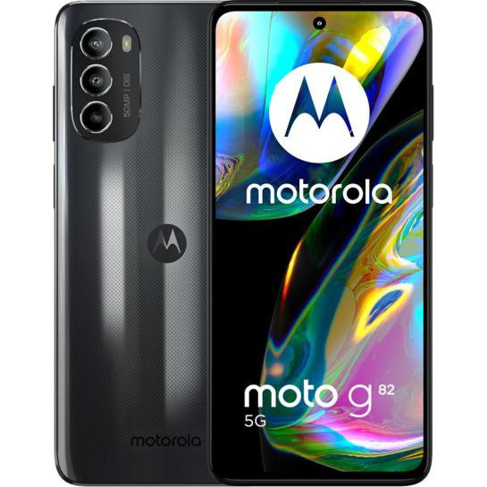 Motorola Moto G82 6/128GB Meteorite Gray (PAUA0016) - зображення 1