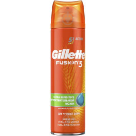 Gillette Гель для гоління  Fusion Hydra Gel Sensitive Skin 200 мл