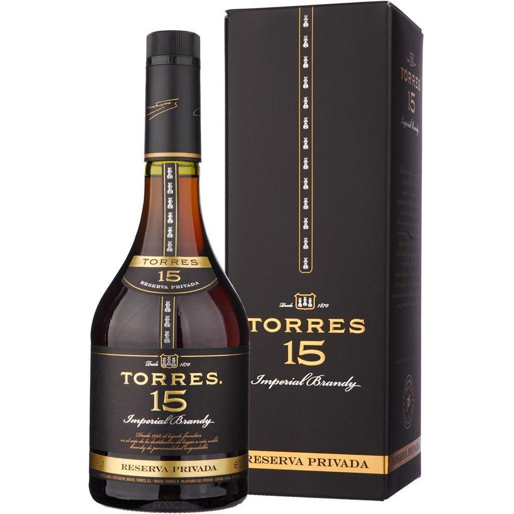 Torres Бренді  15 Reserva Privada, gift box, 0.7 л (8410113007087) - зображення 1