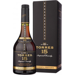 Torres Бренді  15 Reserva Privada, gift box, 0.7 л (8410113007087)