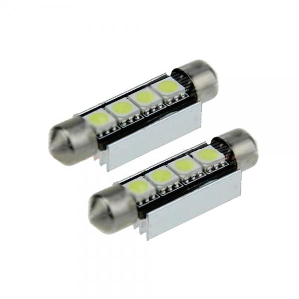 iDial 447 Canbus Festoon 41 4 Led 5050 SMD with heatsink - зображення 1