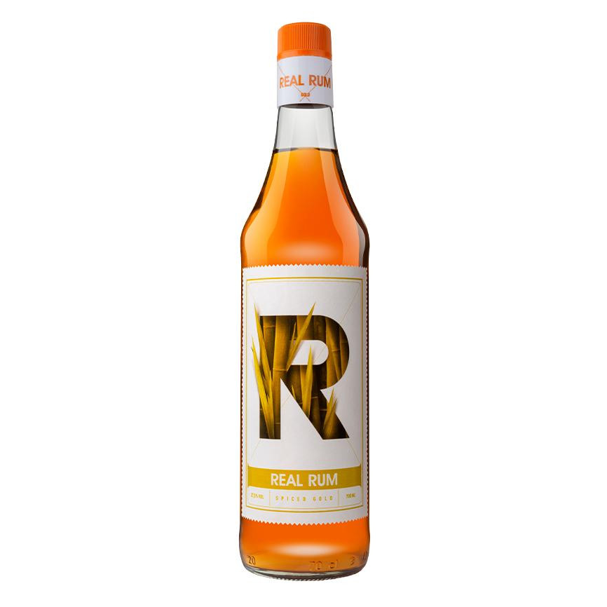 Real Rum Ром  Spiced 0.7 л 37.5% (8438001407825) - зображення 1