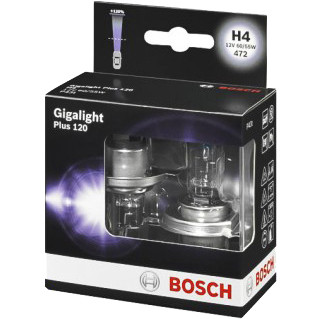 Bosch H4 12В 60/55Вт Gigalight Plus 120 (1987301106) - зображення 1