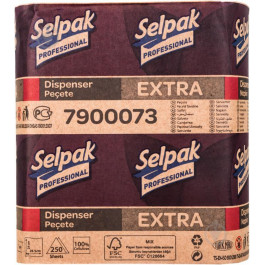Selpak Салфетки бумажные Professional для диспенсера однослойные 250 шт. (8690530132320)