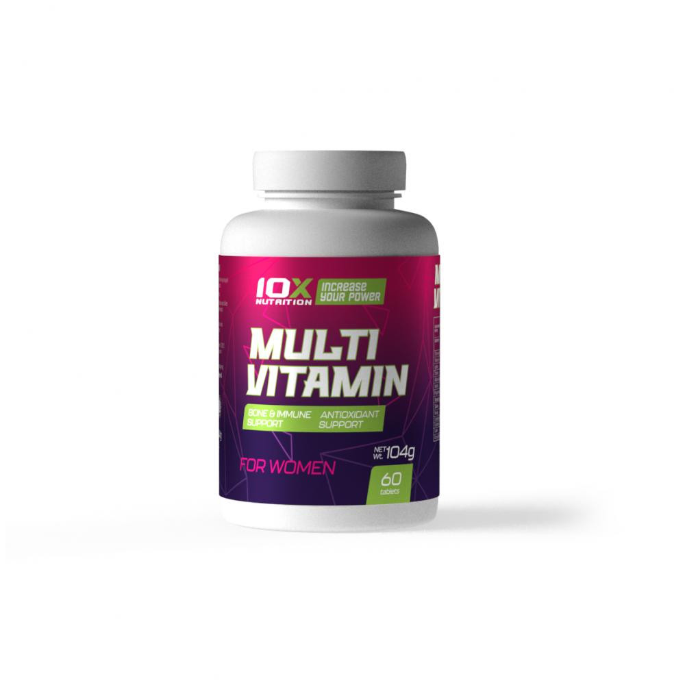 10x Nutrition Мультивитамины для женщин 10x - 60 таблеток - зображення 1