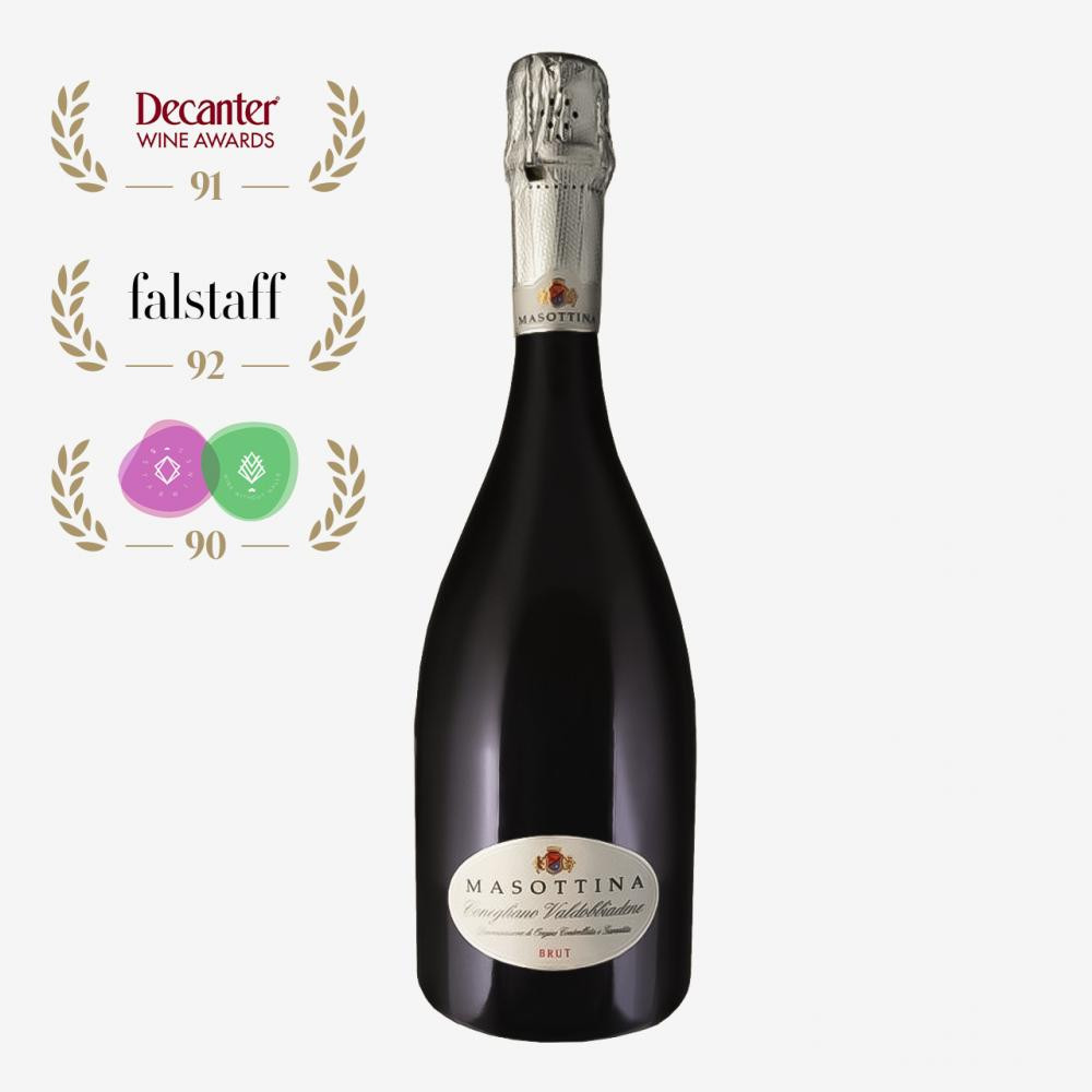 Masottina Вино игристое Conegliano Valdobbiadene Prosecco Superiore Brut 0,75 л (8016861151418) - зображення 1