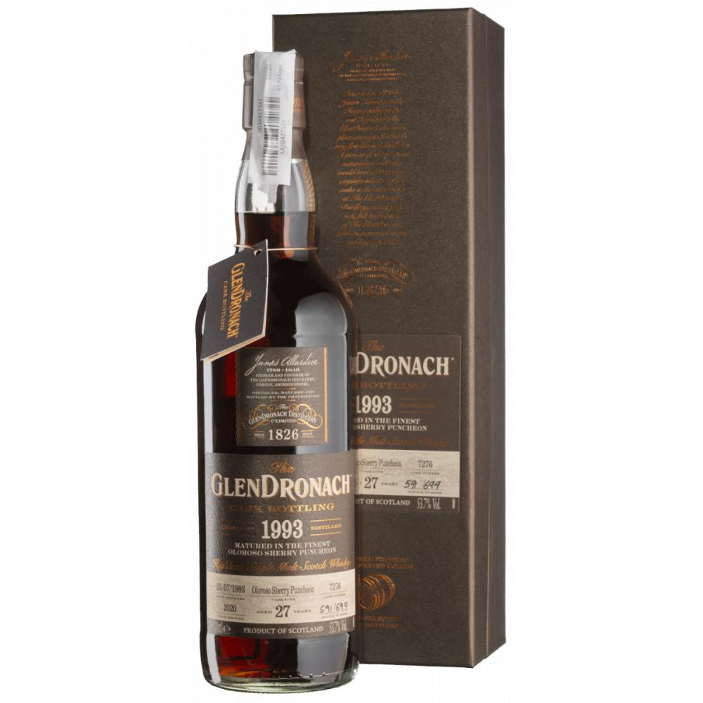 Glendronach Віскі  27yo 7276 CB Batch 18, gift box 1993 - 0,7 л (5060716141843) - зображення 1