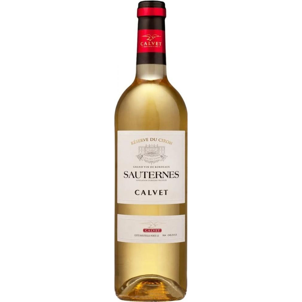 Calvet Вино  Reserve du Ciron Sauternes біле солодке 0.75 л 12.5% (3159560601756) - зображення 1