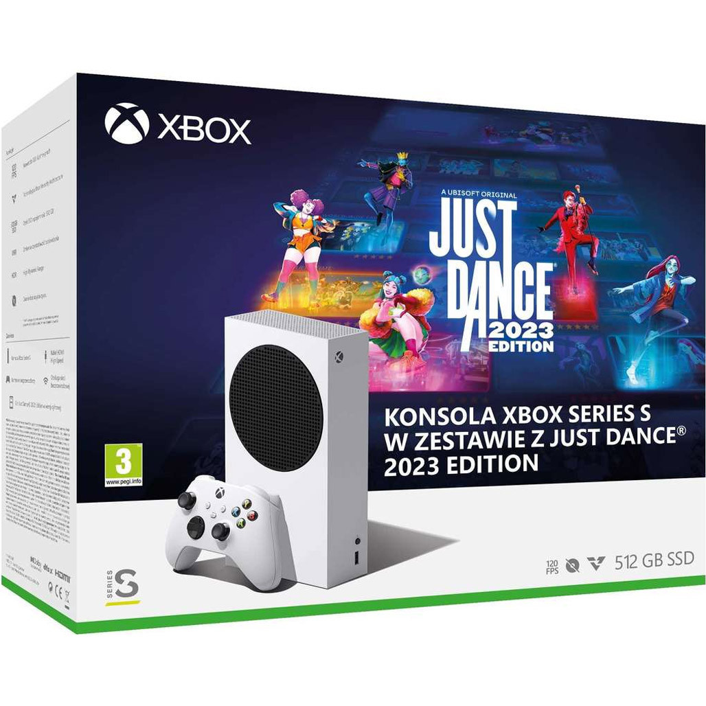 Microsoft Xbox Series S 512 GB + Just Dance 2023 - зображення 1
