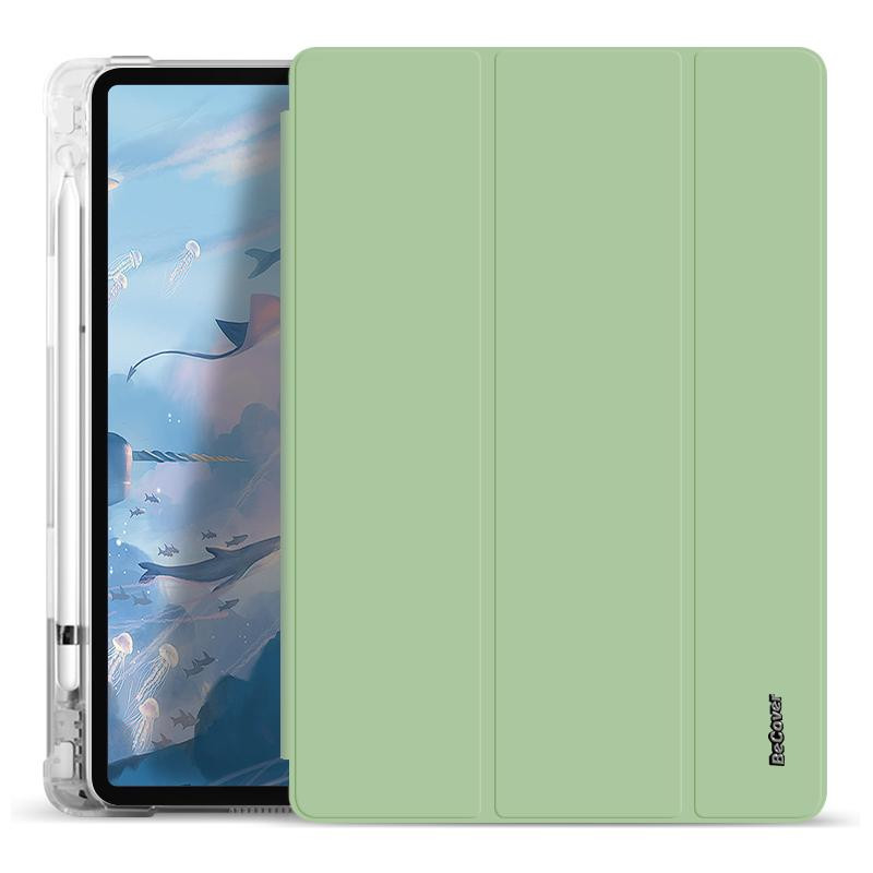 BeCover Чохол-книжка Soft TPU  з кріпленням Apple Pencil для Apple iPad Air 4 10.9 2020/2021 Green (706764) - зображення 1