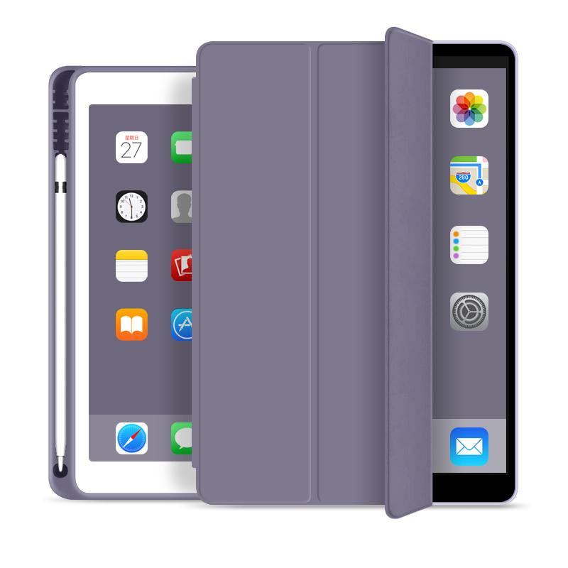 BeCover Tri Fold Soft TPU з кріпленням Apple Pencil Apple iPad 10.2 2019/2020/2021 Purple (706746) - зображення 1