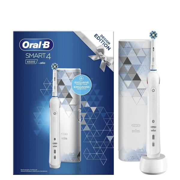 Oral-B D601 Smart 4 4500 PRO White Design Edition - зображення 1