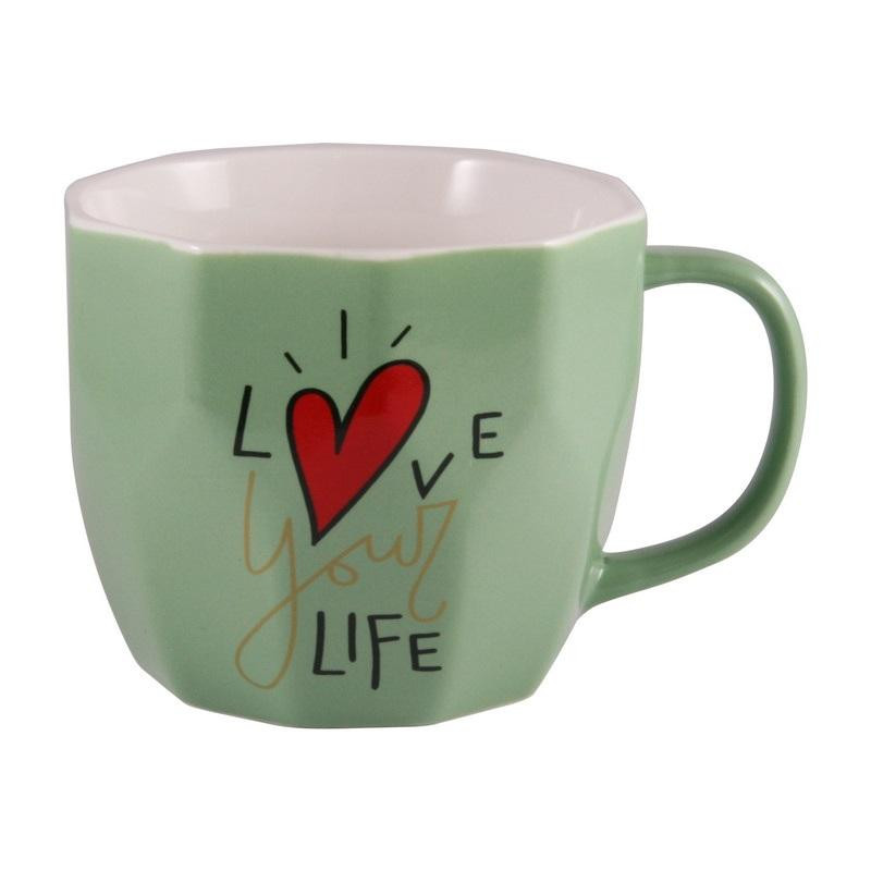 Milika Чашка Love Your Life Mint 360 мл M0520-L254GR - зображення 1