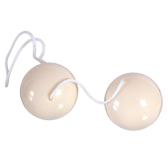 Distra Вагинальные шарики Oriental Duotone Balls белые (4890888072246) - зображення 1