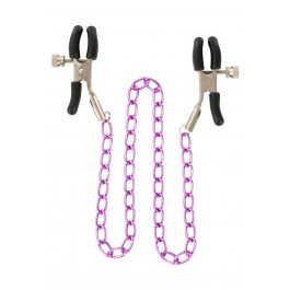 Toy Joy Nipple Chain, фиолетовые (8713221490476)