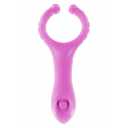 Toy Joy Виброкольцо Vibrating Clit-Stim C-Ring, розовое (8713221461353)