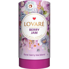 Lovare Бленд цветочно-ягодного чая  Ягодный джем с ароматом вишни, малины и смородины 80 г (4820198878245)