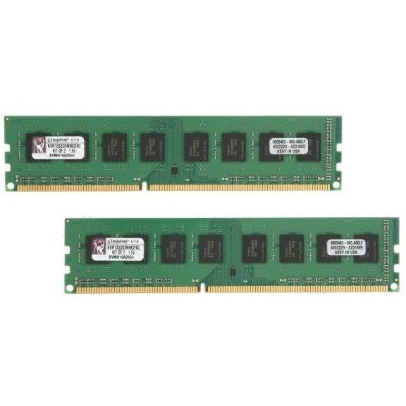 Kingston 8 GB (2x4GB) DDR3 1333 MHz (KVR1333D3N9K2/8G) - зображення 1