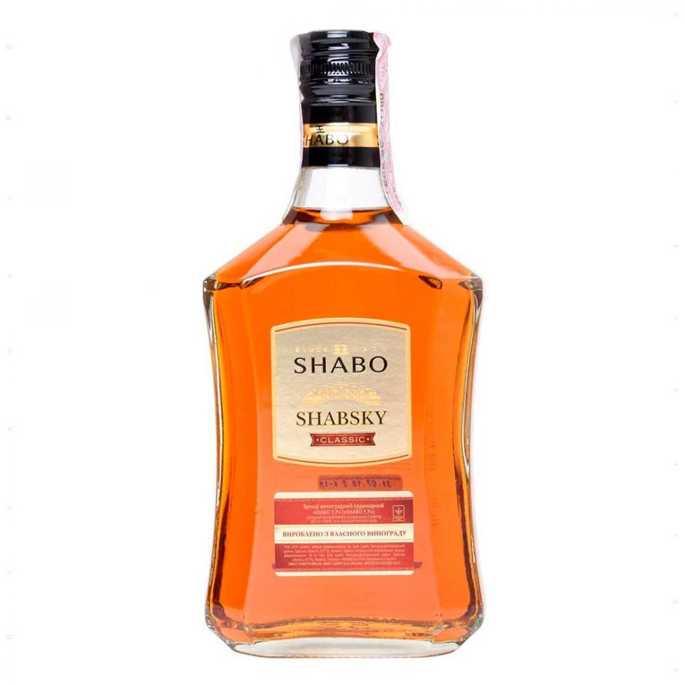 Shabo Бренді молодий "Shabsky" VS 0,5 л 40% (4820070403749) - зображення 1