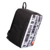 Poolparty Комплект: рюкзак для ручної поклажі HUB та тревелкейс  Чорний з принтом (hub-checkintag-combo) - зображення 4