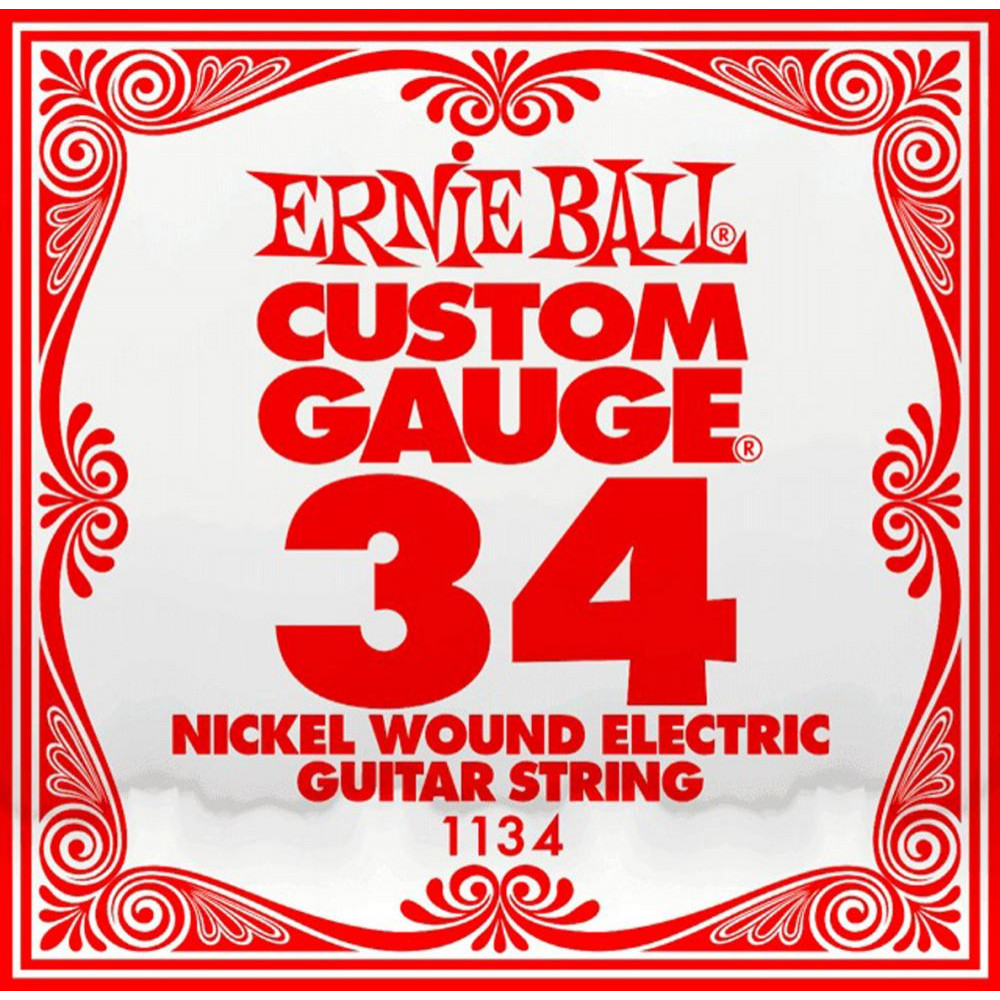 Ernie Ball Струна 1134 Nickel Wound Electric Guitar String .034 - зображення 1