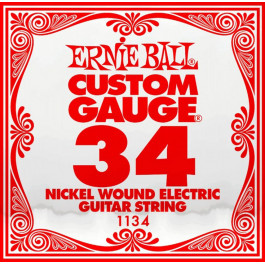 Ernie Ball Струна 1134 Nickel Wound Electric Guitar String .034
