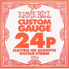 Ernie Ball Струна 1024 Plain Steel .024