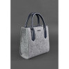 BlankNote Жіноча сумка шкіряна  bn-bag-28felt-navy-blue - - зображення 2