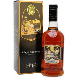   Santiago de Cuba Ром  Anejo Superior 11 YO, 40%, 0,7 л (887621) (8500000916308)