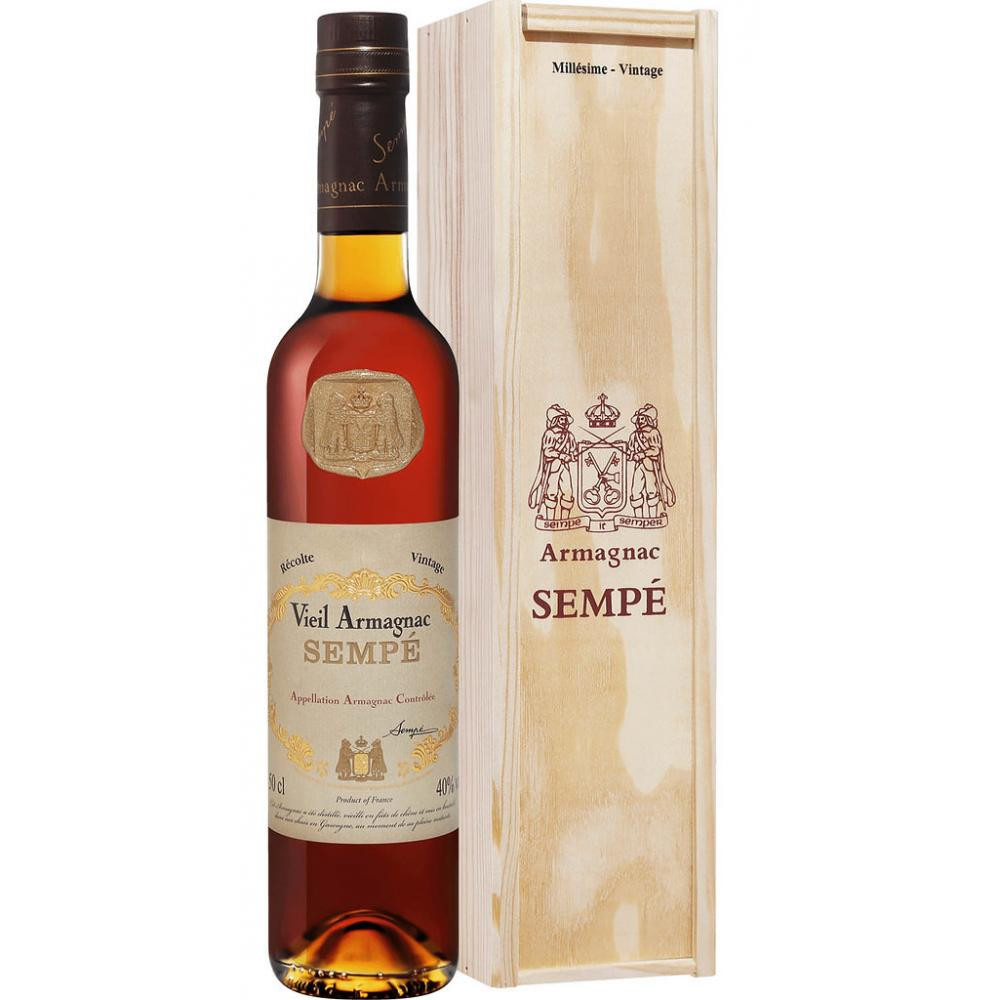 Sempe Armagnac  1986 (в коробке) арманьяк 0,5 л (3107208664311) - зображення 1