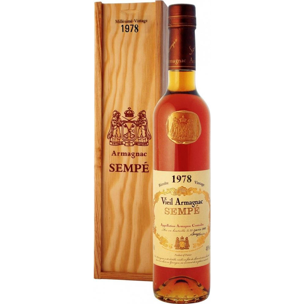 Sempe Armagnac  1978 (в коробке) арманьяк 0,5 л (3107207864316) - зображення 1