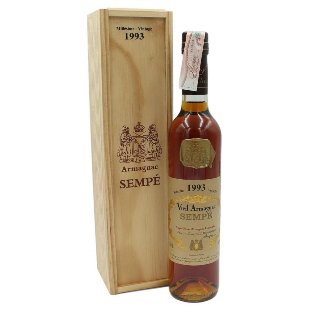 Sempe Armagnac  1993 (в коробке) арманьяк 0,5 л (3107209364319) - зображення 1