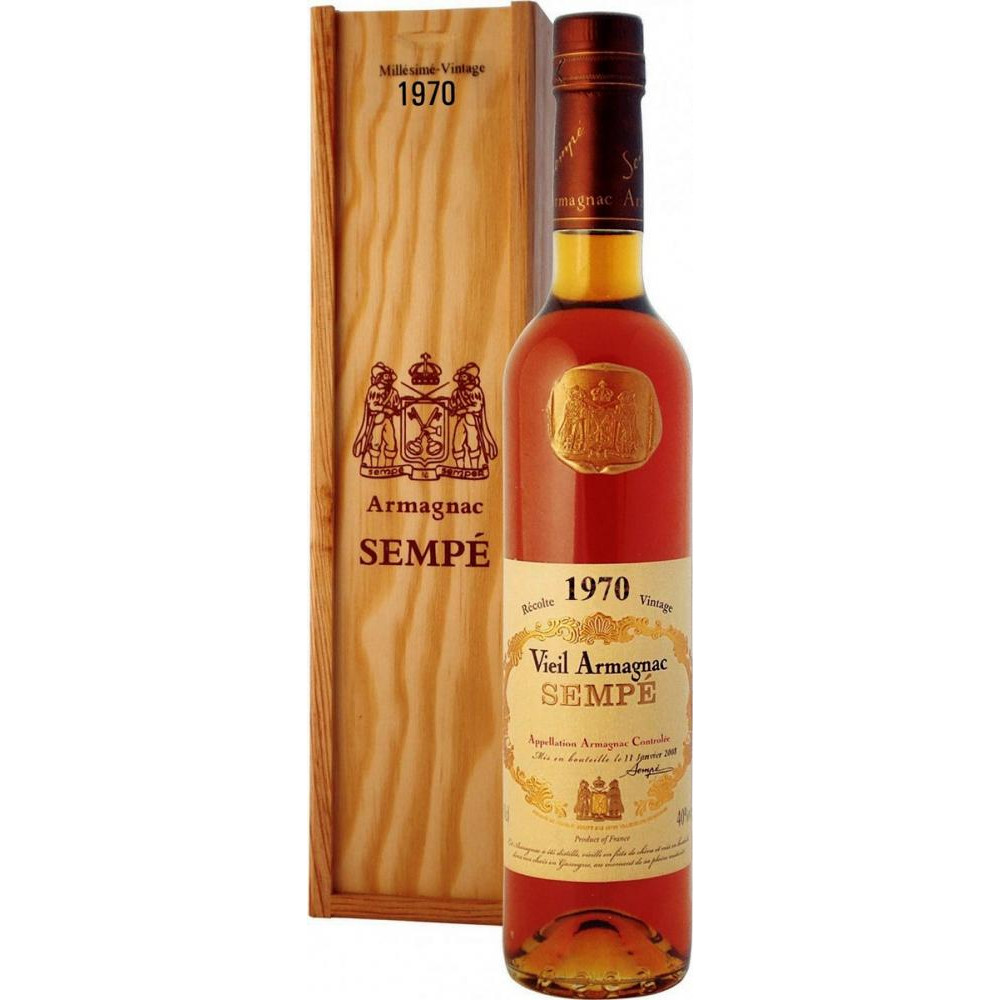 Sempe Armagnac  1970 (в коробке) арманьяк 0,5 л (3107207064310) - зображення 1