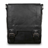 Ashwood Чоловіча сумка формату А-4  Leather 8342 BLACK - зображення 1