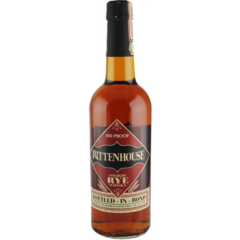 Heaven Hill Distilleries Rittenhouse Straight Rye Whiskey віскі 0,75 л (096749702756) - зображення 1