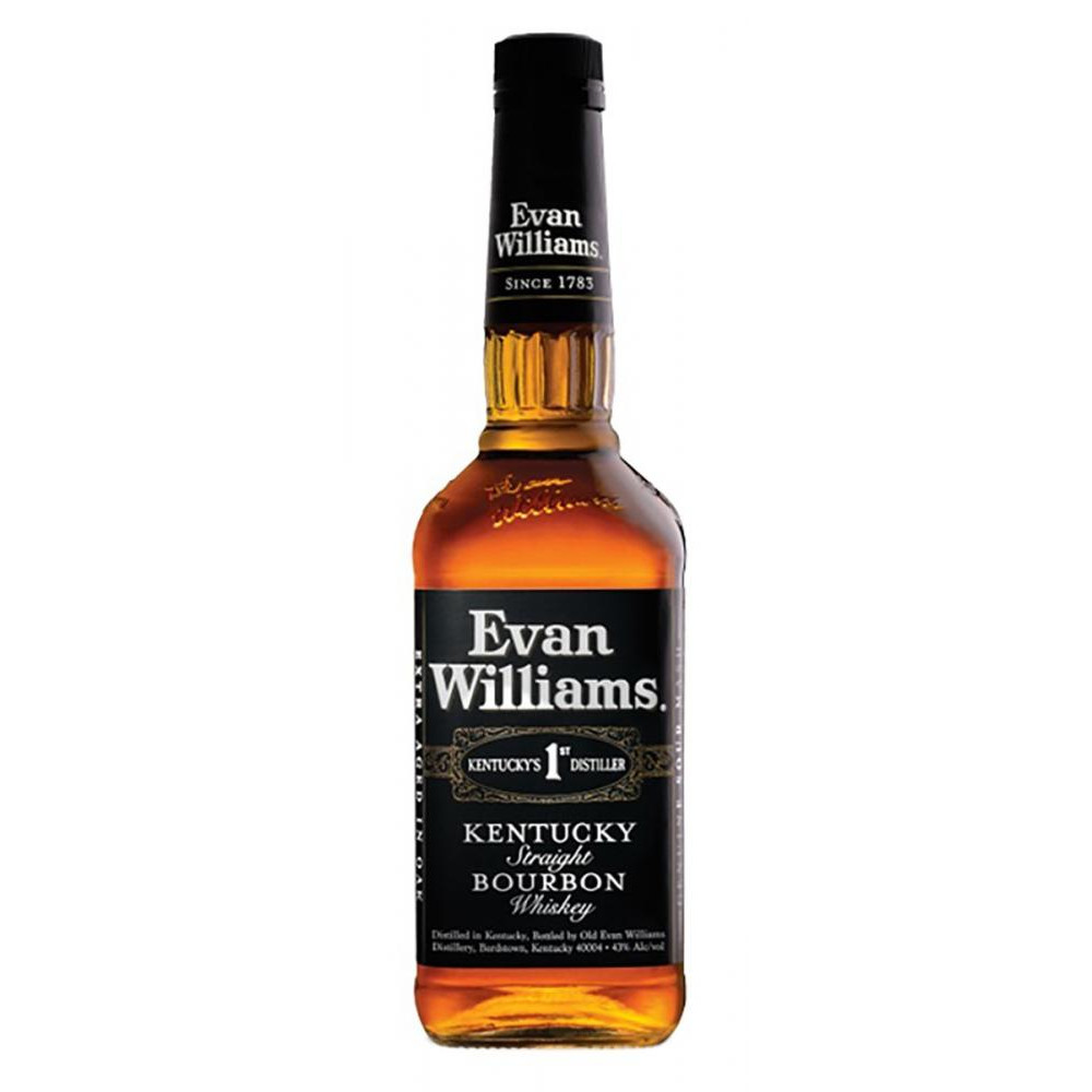 Heaven Hill Distilleries Evan Williams Black віскі 0,75 л (096749021345) - зображення 1