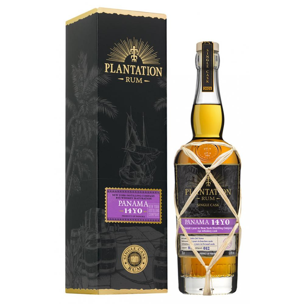 Cognac Ferrand Plantation Panama 14 Y.O Rye Whiskey Cask New York Distilling Company ром 0,7 л (3460410532312) - зображення 1