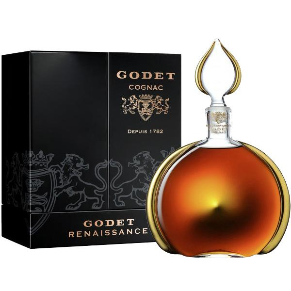 Cognac Godet Renaissance (в коробке) коньяк 0,7 л (3278480819796) - зображення 1