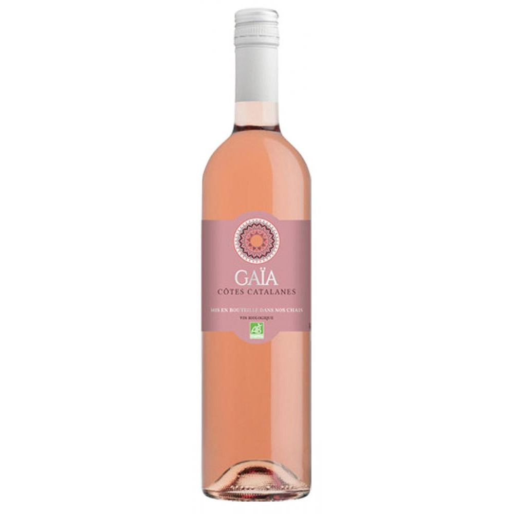 Vignerons Catalans Вино  Pays d'Oc Gaia Bio Rose 0,75 л тихе рожеве (3233960056894) - зображення 1