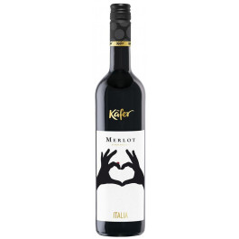 Peter Mertes Вино  Kafer Merlot Italy 0,75 л сухе тихе червоне (4003301032363)