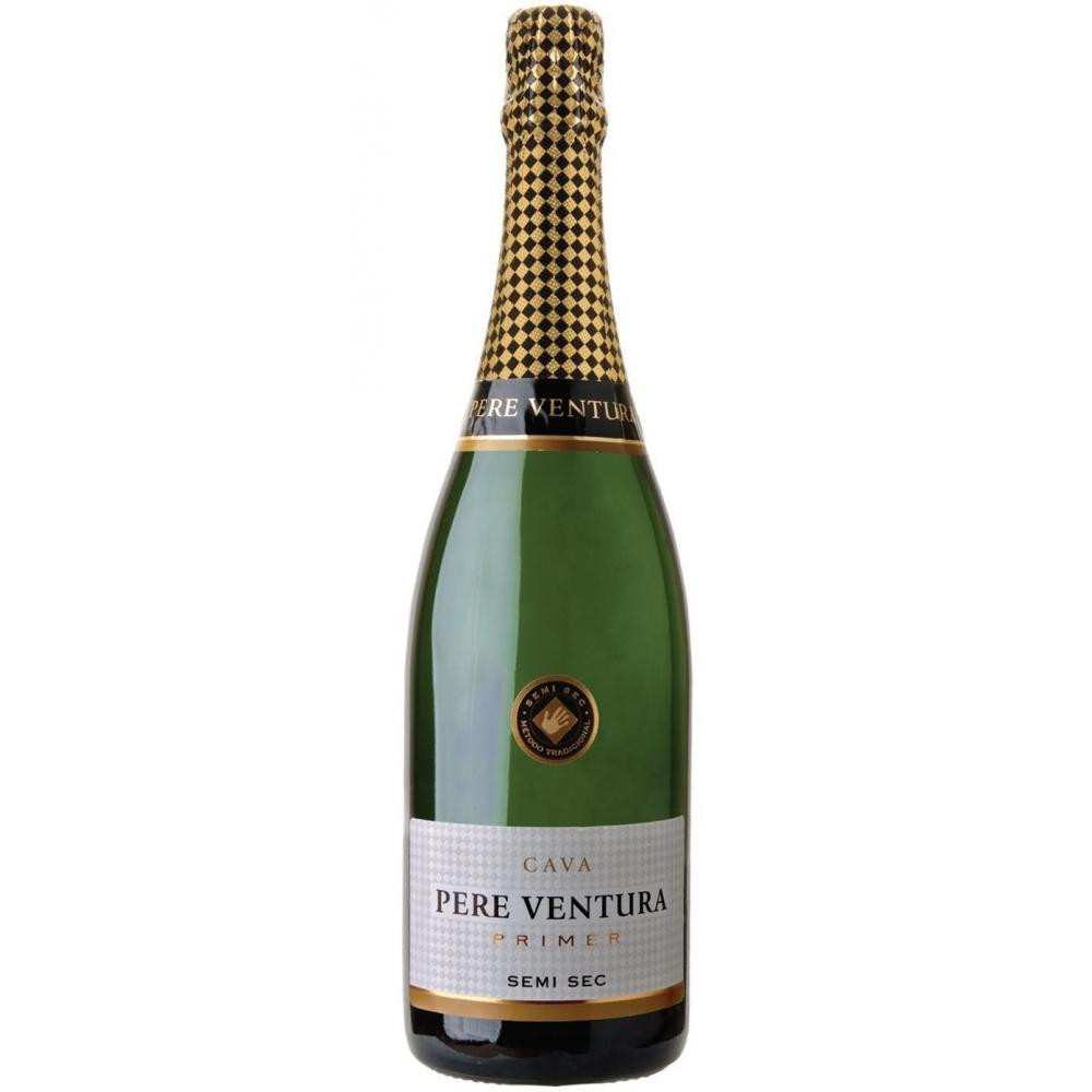 Pere Ventura Вино  Primer Reserva Cava Semi-Sec 0,75 л напівсухе кава (сava) біле (8426998201755) - зображення 1