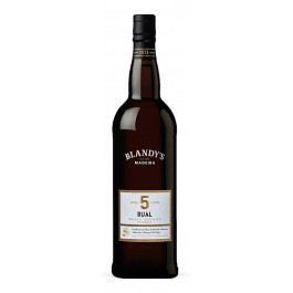 Madeira Wine Company Вино Мадера Blandy's 5 Y.O Bual Medium Sweet 0,75 л солодке мадера біле (5010867600072)